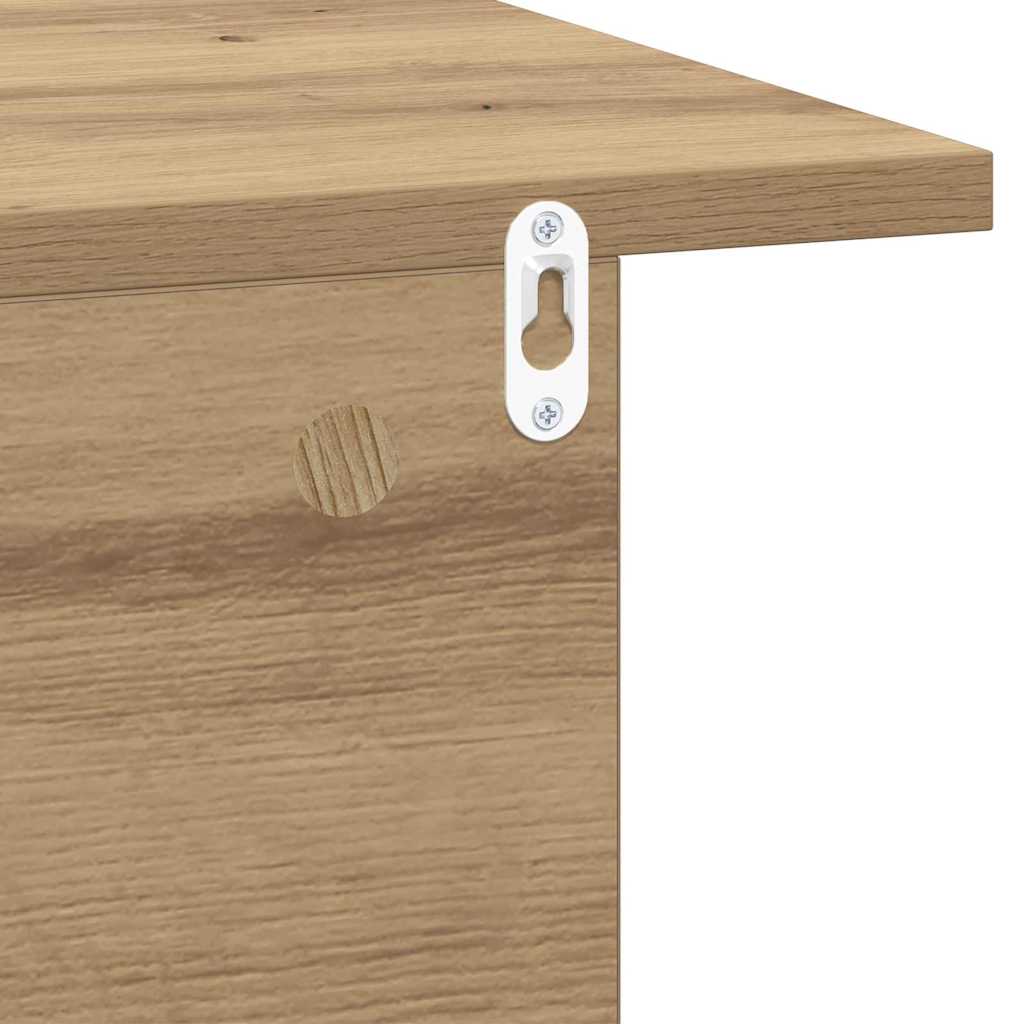Nachtkastje Artisan Eiken 40 x 30 x 25 cm Bewerkt hout is nu te koop bij PeponiXL, paradijselijk wonen!