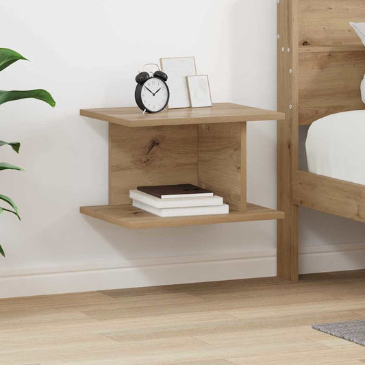 Nachtkastje Artisan Eiken 40 x 30 x 25 cm Bewerkt hout is nu te koop bij PeponiXL, paradijselijk wonen!