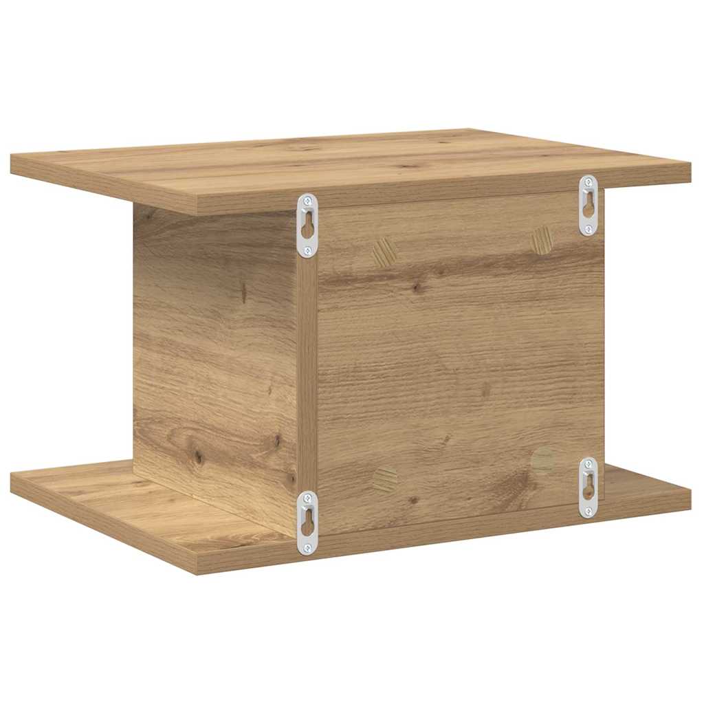 Nachtkastje 2 pcs Artisan Eiken 40 x 30 x 25 cm Bewerkt hout is nu te koop bij PeponiXL, paradijselijk wonen!