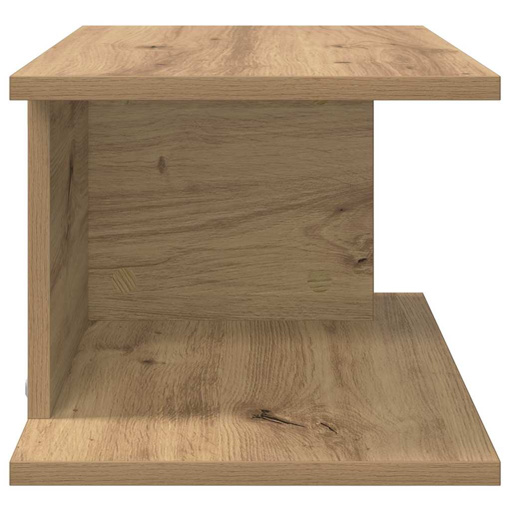 Nachtkastje 2 pcs Artisan Eiken 40 x 30 x 25 cm Bewerkt hout is nu te koop bij PeponiXL, paradijselijk wonen!