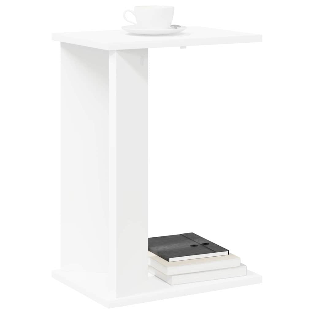 Bijzettafel Wit 35 x 25 x 50 cm Bewerkt hout is nu te koop bij PeponiXL, paradijselijk wonen!
