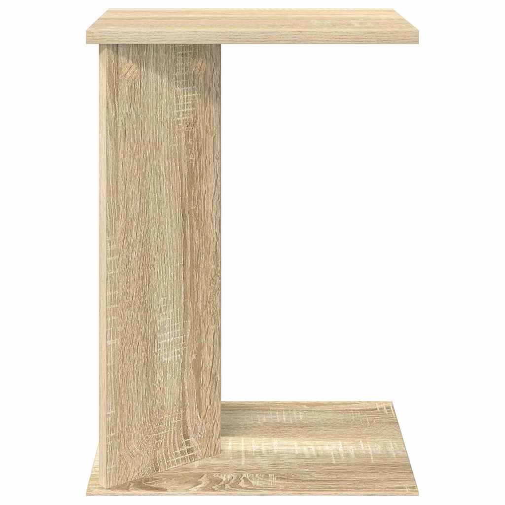 Bijzettafel Sonoma Eiken 35 x 25 x 50 cm Bewerkt hout is nu te koop bij PeponiXL, paradijselijk wonen!