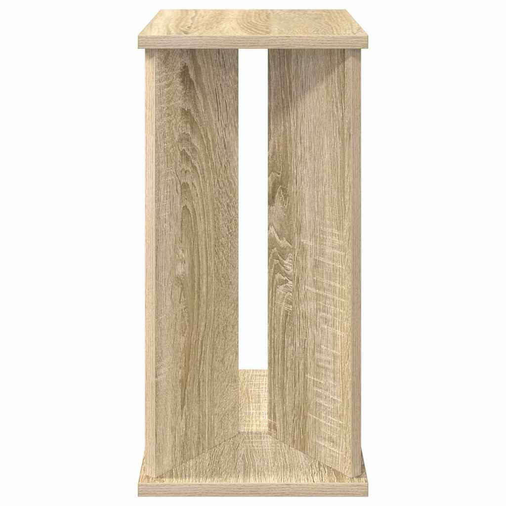 Bijzettafel Sonoma Eiken 35 x 25 x 50 cm Bewerkt hout is nu te koop bij PeponiXL, paradijselijk wonen!