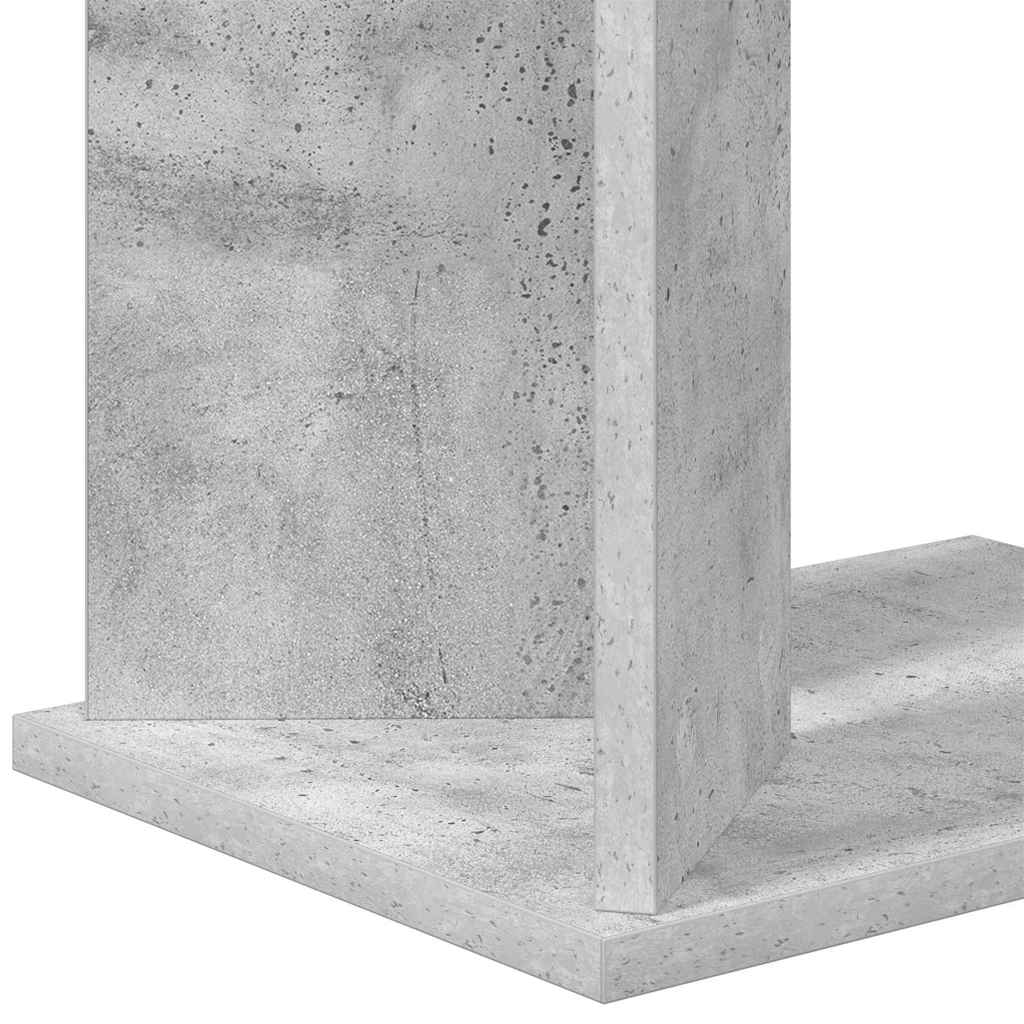 Bijzettafel Beton Grijs 35 x 25 x 50 cm Bewerkt hout is nu te koop bij PeponiXL, paradijselijk wonen!