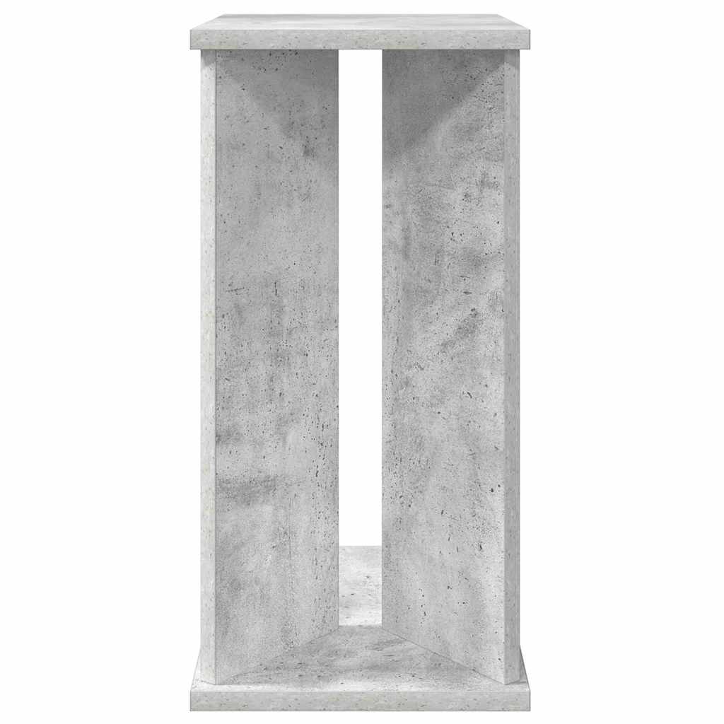 Bijzettafel Beton Grijs 35 x 25 x 50 cm Bewerkt hout is nu te koop bij PeponiXL, paradijselijk wonen!