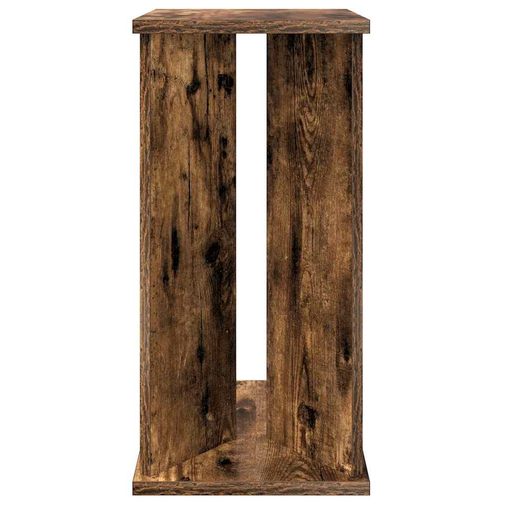 Bijzettafel Gerookt eiken 35 x 25 x 50 cm Bewerkt hout is nu te koop bij PeponiXL, paradijselijk wonen!