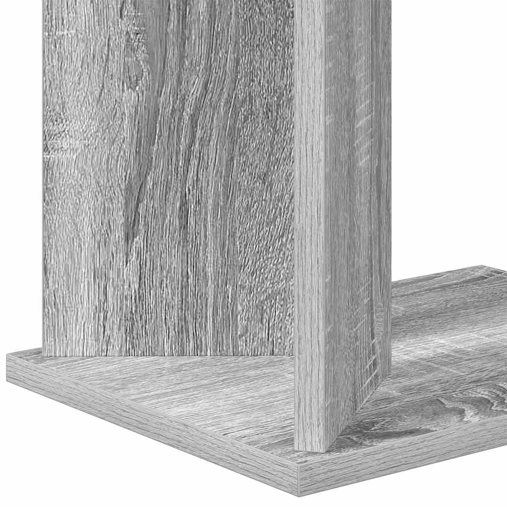 Bijzettafel Grijs Sonoma 35 x 25 x 50 cm Bewerkt hout is nu te koop bij PeponiXL, paradijselijk wonen!