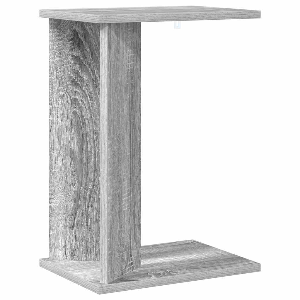 Bijzettafel Grijs Sonoma 35 x 25 x 50 cm Bewerkt hout is nu te koop bij PeponiXL, paradijselijk wonen!