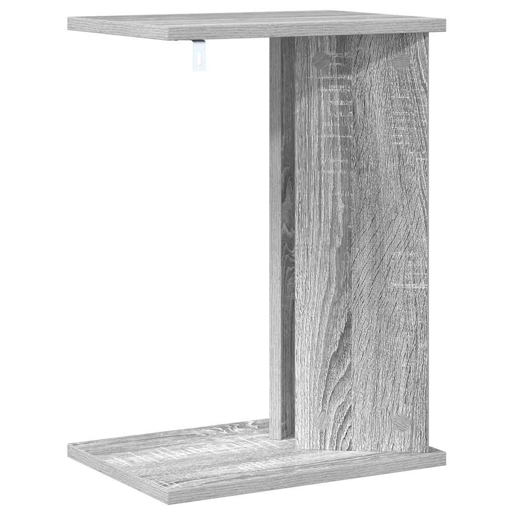Bijzettafel Grijs Sonoma 35 x 25 x 50 cm Bewerkt hout is nu te koop bij PeponiXL, paradijselijk wonen!