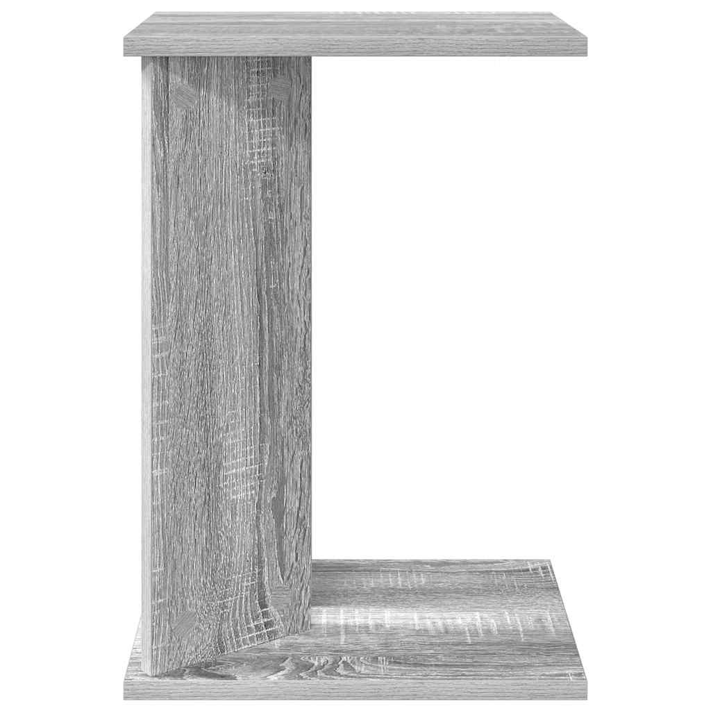 Bijzettafel Grijs Sonoma 35 x 25 x 50 cm Bewerkt hout is nu te koop bij PeponiXL, paradijselijk wonen!