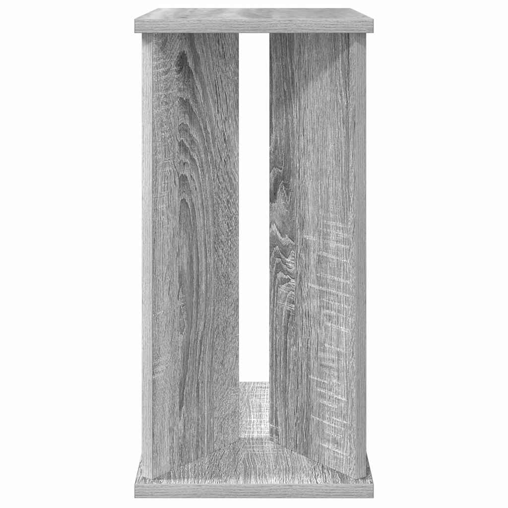 Bijzettafel Grijs Sonoma 35 x 25 x 50 cm Bewerkt hout is nu te koop bij PeponiXL, paradijselijk wonen!
