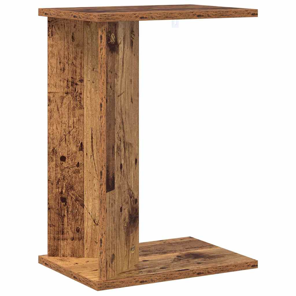 Bijzettafel Oudhout 35 x 25 x 50 cm Bewerkt hout is nu te koop bij PeponiXL, paradijselijk wonen!