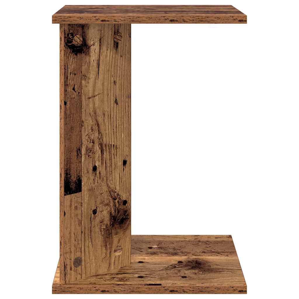 Bijzettafel Oudhout 35 x 25 x 50 cm Bewerkt hout is nu te koop bij PeponiXL, paradijselijk wonen!