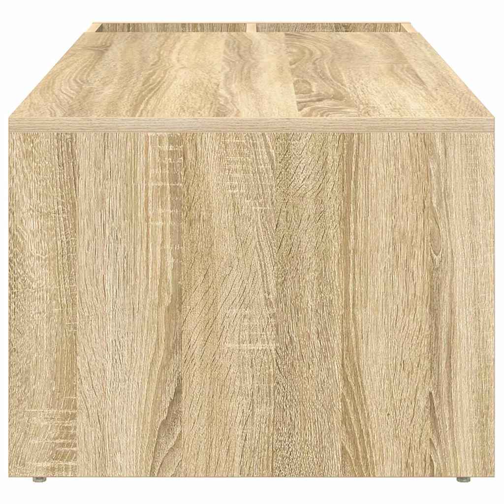 Salontafel Sonoma Eiken 101,5 x 50 x 37 cm Bewerkt hout is nu te koop bij PeponiXL, paradijselijk wonen!