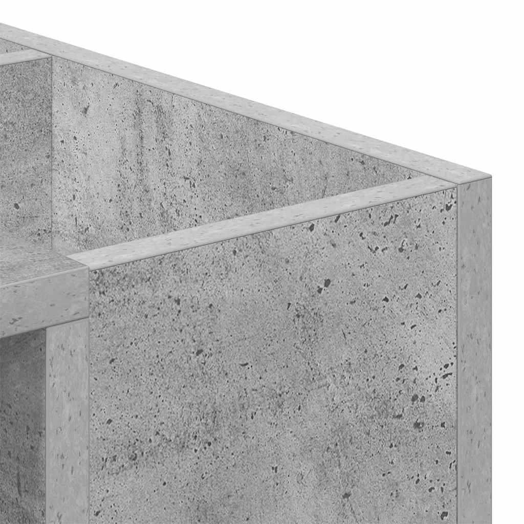 Salontafel Beton Grijs 101,5 x 50 x 37 cm Bewerkt hout is nu te koop bij PeponiXL, paradijselijk wonen!