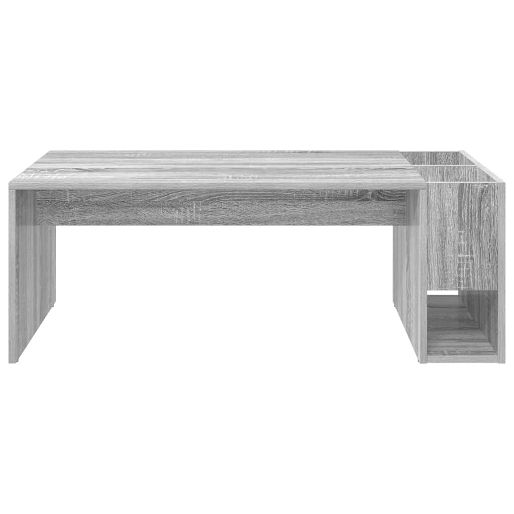 Salontafel Grijs Sonoma 101,5 x 50 x 37 cm Bewerkt hout is nu te koop bij PeponiXL, paradijselijk wonen!