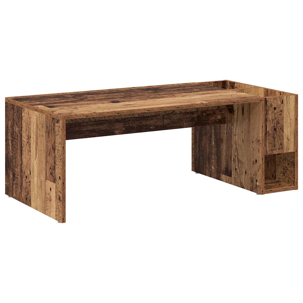 Salontafel Oudhout 101,5 x 50 x 37 cm Bewerkt hout is nu te koop bij PeponiXL, paradijselijk wonen!