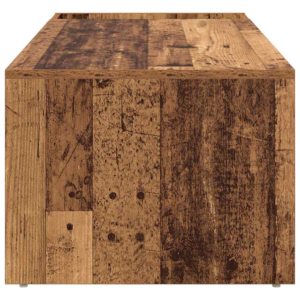 Salontafel Oudhout 101,5 x 50 x 37 cm Bewerkt hout is nu te koop bij PeponiXL, paradijselijk wonen!