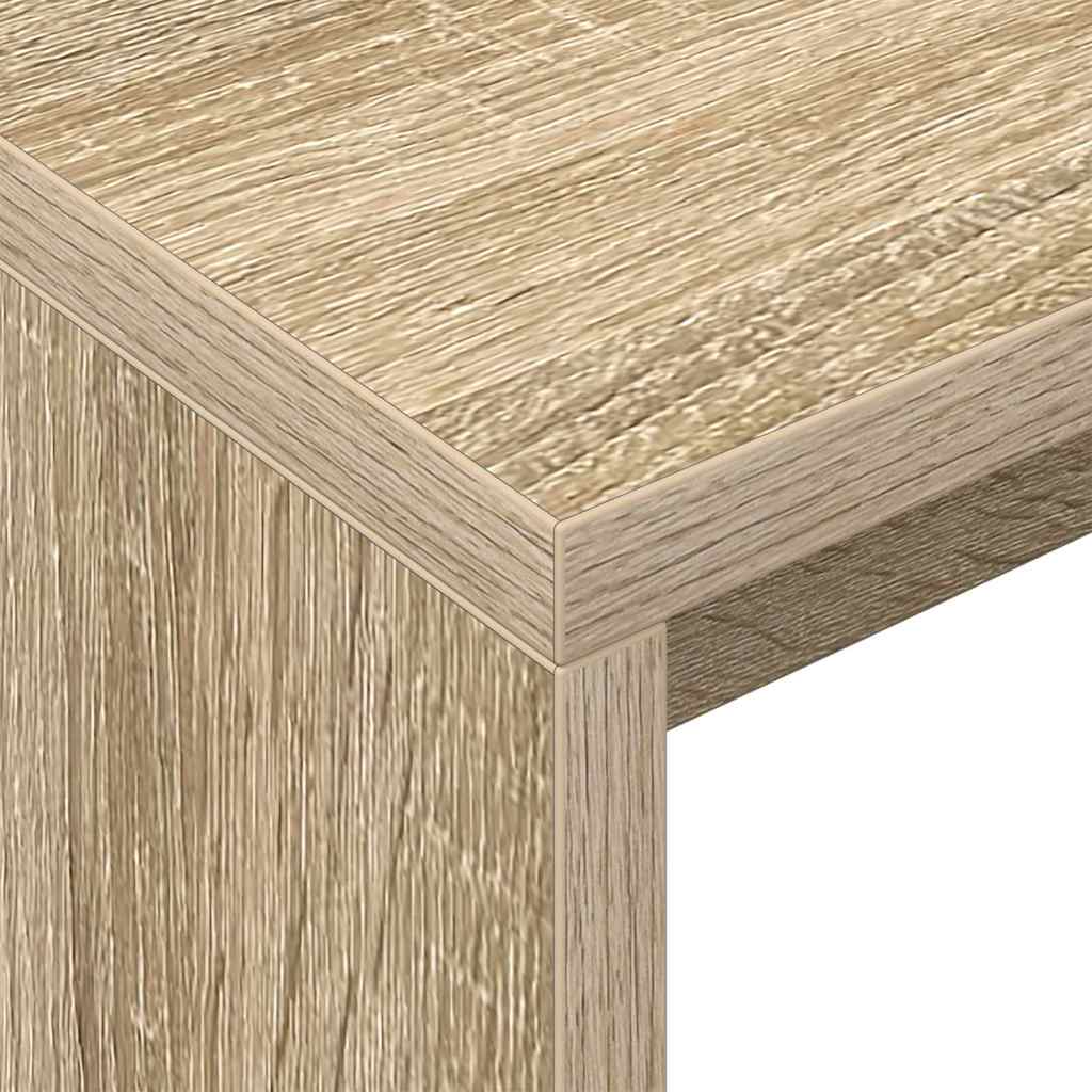 Bureau Sonoma Eiken 109 x 50 x 78 cm Bewerkt hout is nu te koop bij PeponiXL, paradijselijk wonen!