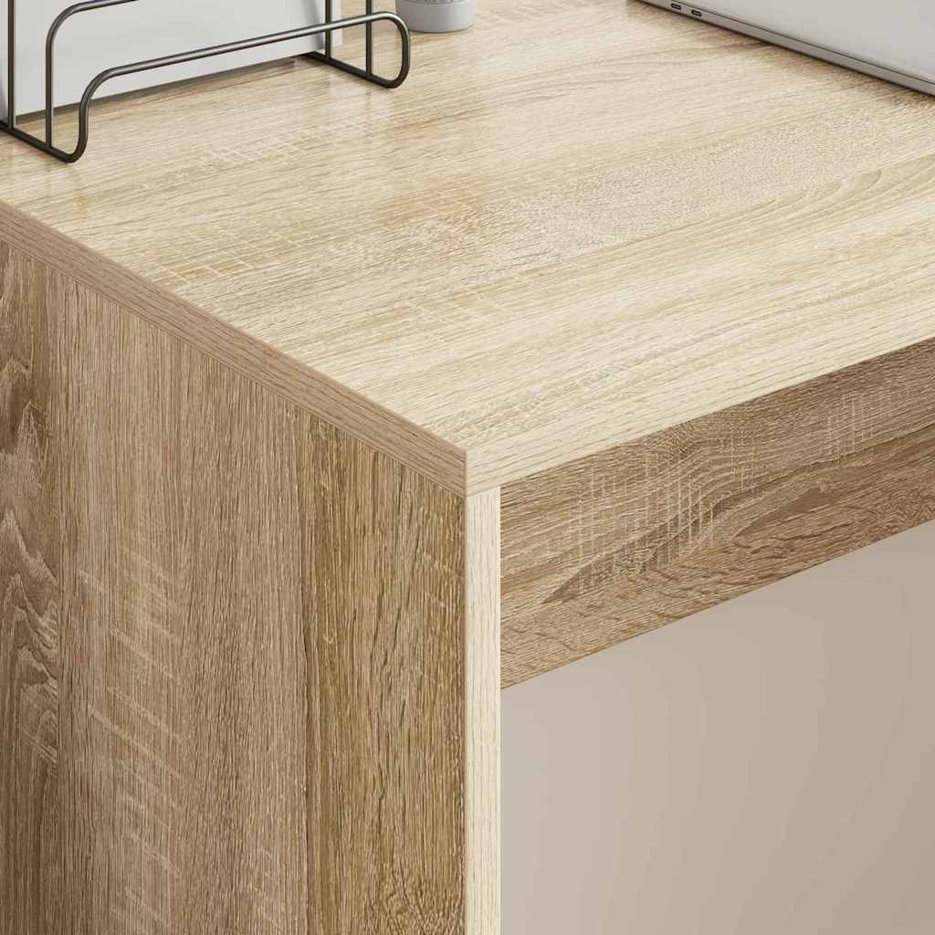 Bureau Sonoma Eiken 109 x 50 x 78 cm Bewerkt hout is nu te koop bij PeponiXL, paradijselijk wonen!