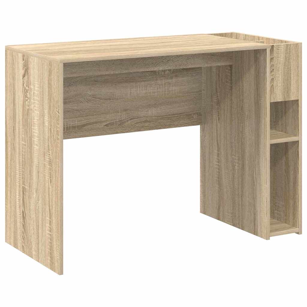 Bureau Sonoma Eiken 109 x 50 x 78 cm Bewerkt hout is nu te koop bij PeponiXL, paradijselijk wonen!