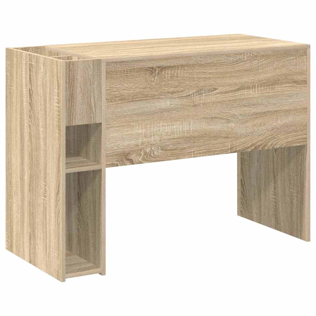 Bureau Sonoma Eiken 109 x 50 x 78 cm Bewerkt hout is nu te koop bij PeponiXL, paradijselijk wonen!