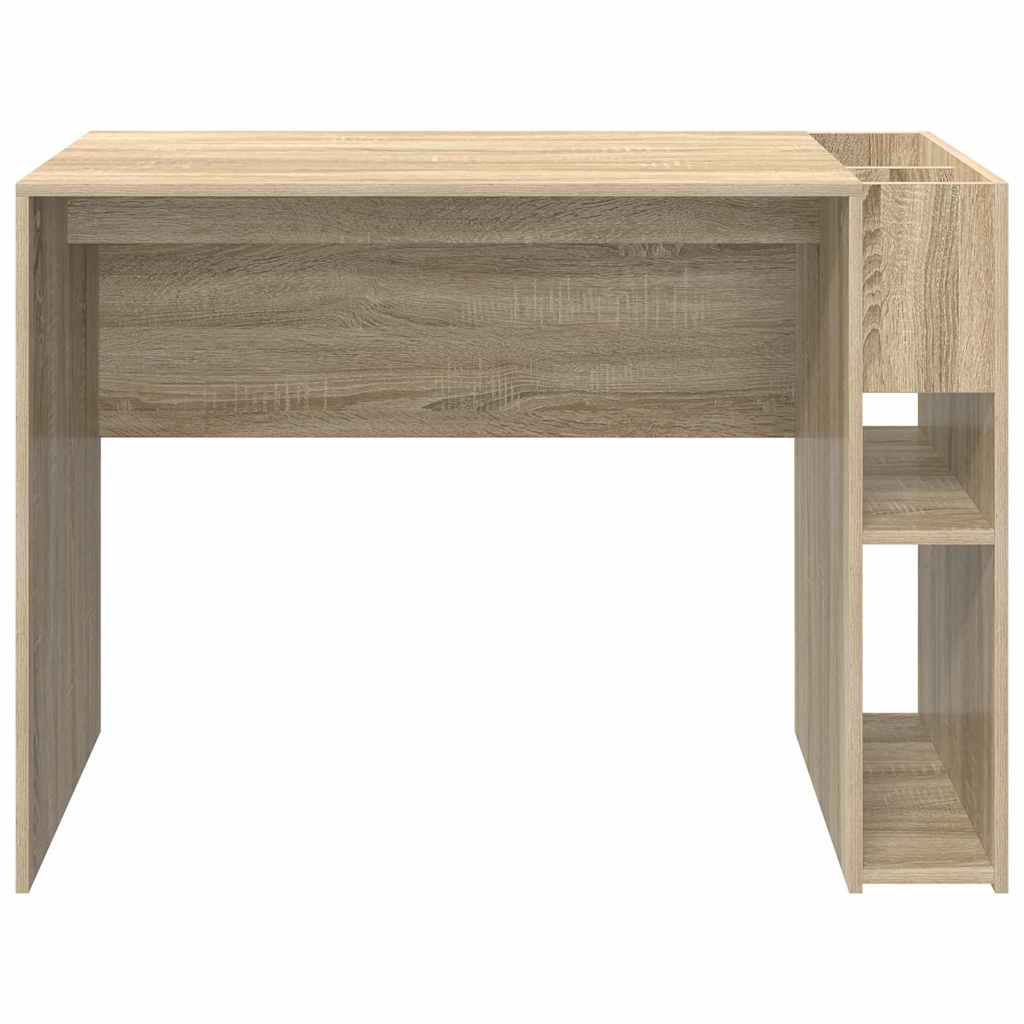 Bureau Sonoma Eiken 109 x 50 x 78 cm Bewerkt hout is nu te koop bij PeponiXL, paradijselijk wonen!