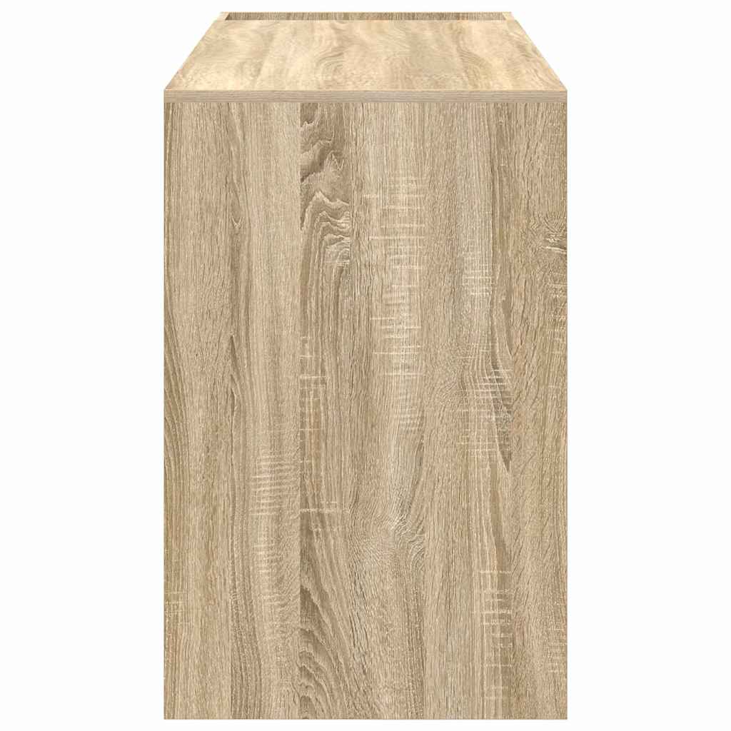 Bureau Sonoma Eiken 109 x 50 x 78 cm Bewerkt hout is nu te koop bij PeponiXL, paradijselijk wonen!