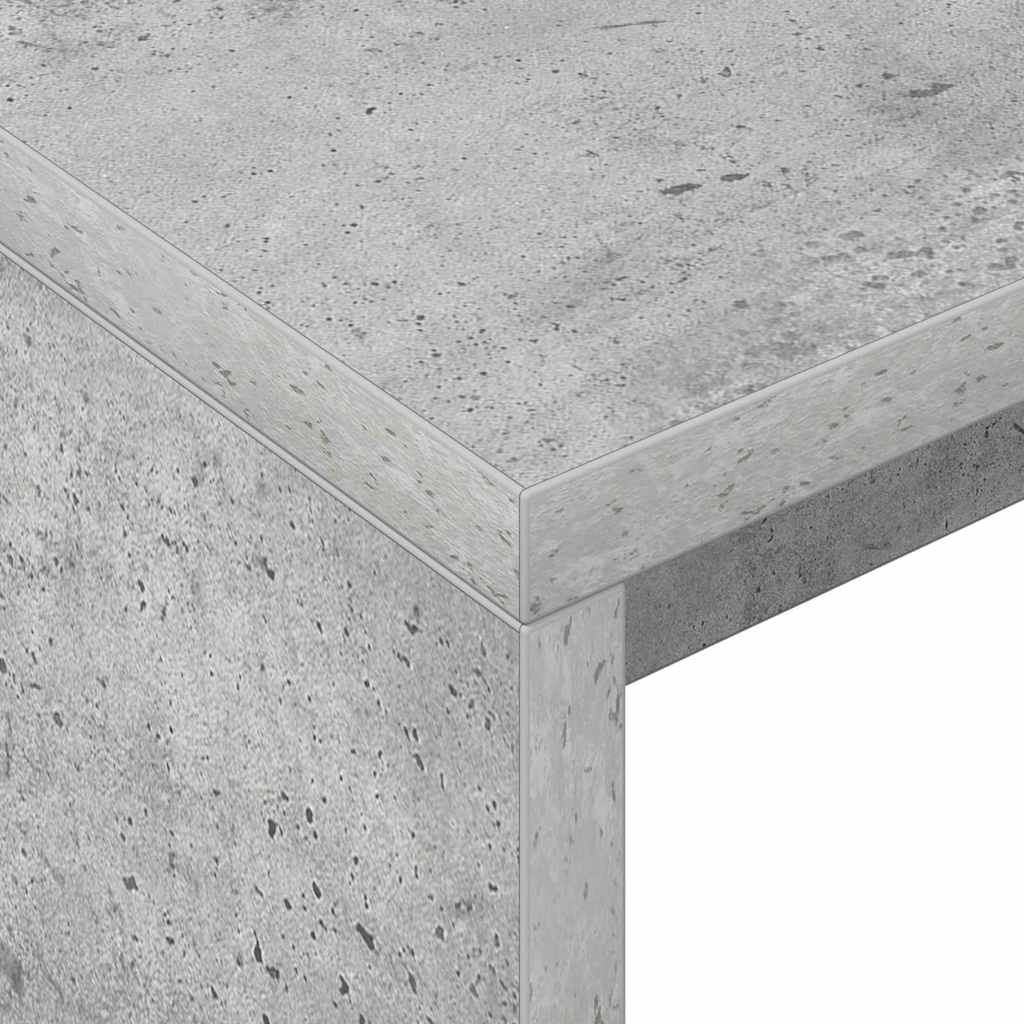 Bureau Beton Grijs 109 x 50 x 78 cm Bewerkt hout is nu te koop bij PeponiXL, paradijselijk wonen!