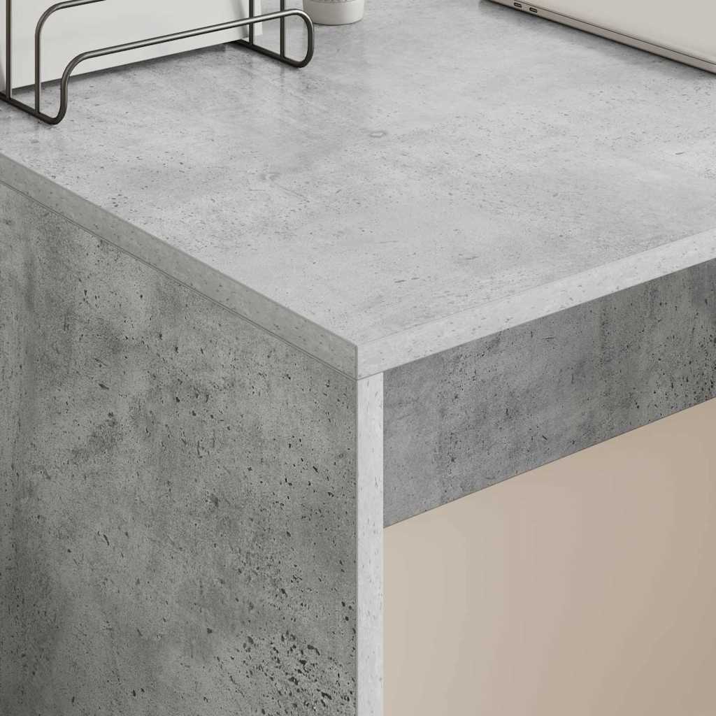 Bureau Beton Grijs 109 x 50 x 78 cm Bewerkt hout is nu te koop bij PeponiXL, paradijselijk wonen!