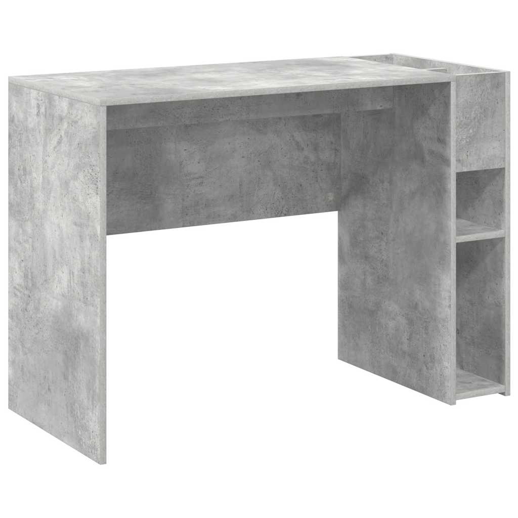 Bureau Beton Grijs 109 x 50 x 78 cm Bewerkt hout is nu te koop bij PeponiXL, paradijselijk wonen!