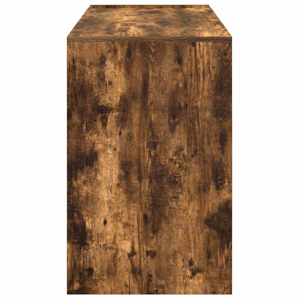 Bureau Gerookt eiken 109 x 50 x 78 cm Bewerkt hout is nu te koop bij PeponiXL, paradijselijk wonen!
