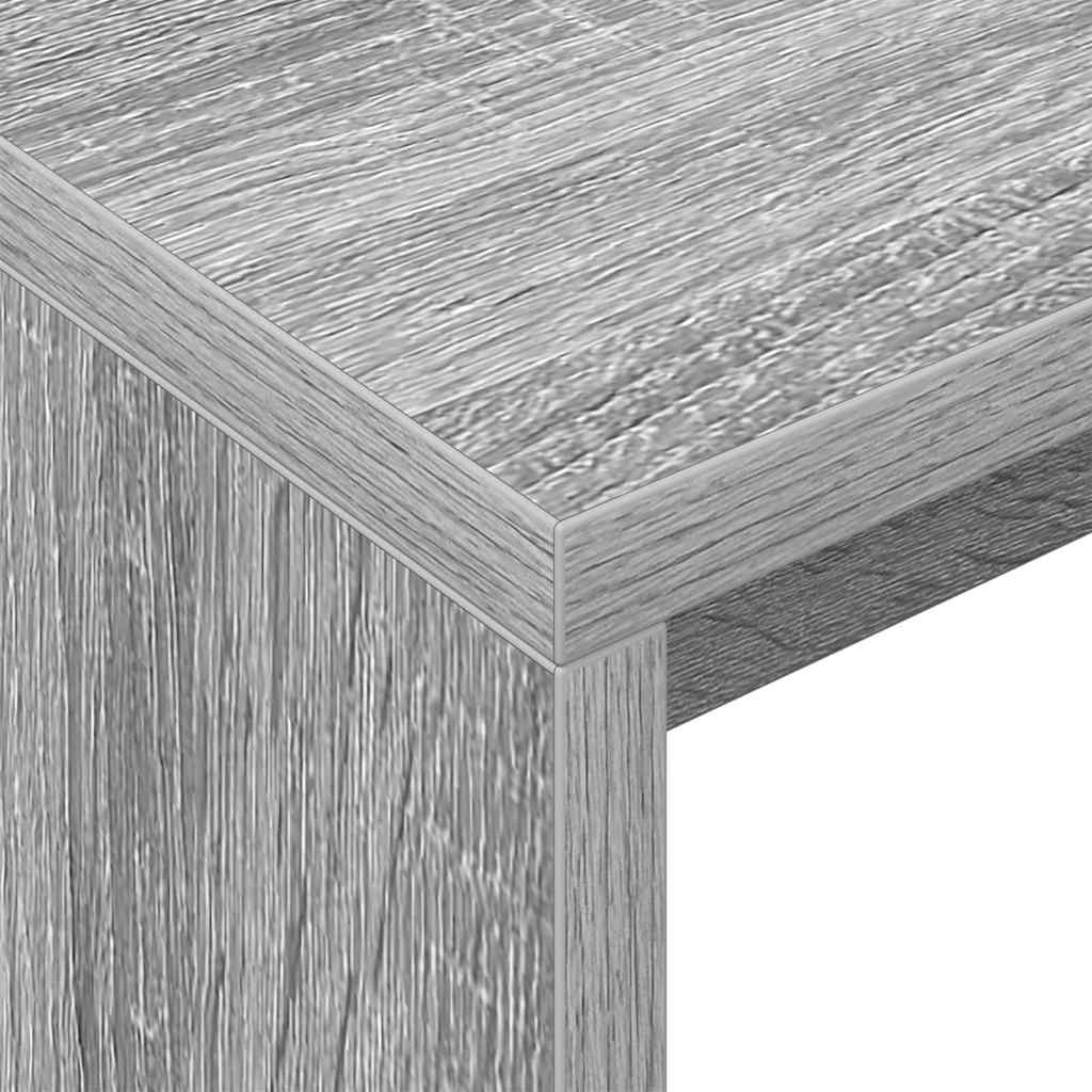 Bureau Grijs Sonoma 109 x 50 x 78 cm Bewerkt hout is nu te koop bij PeponiXL, paradijselijk wonen!