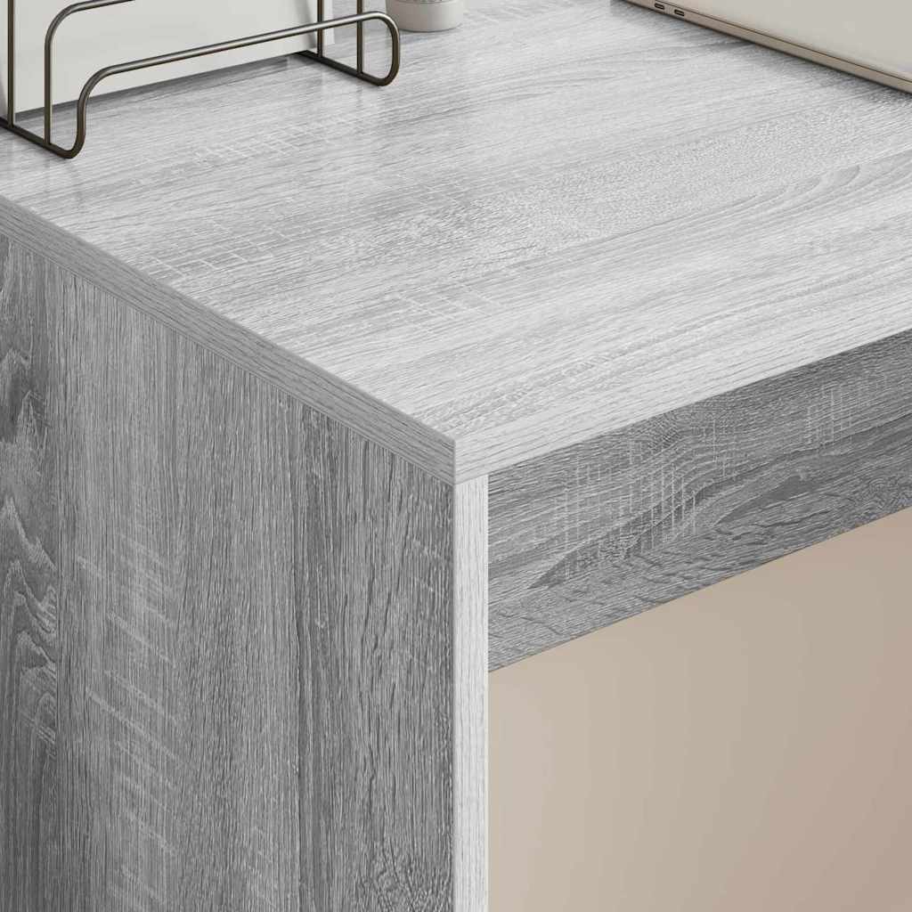 Bureau Grijs Sonoma 109 x 50 x 78 cm Bewerkt hout is nu te koop bij PeponiXL, paradijselijk wonen!