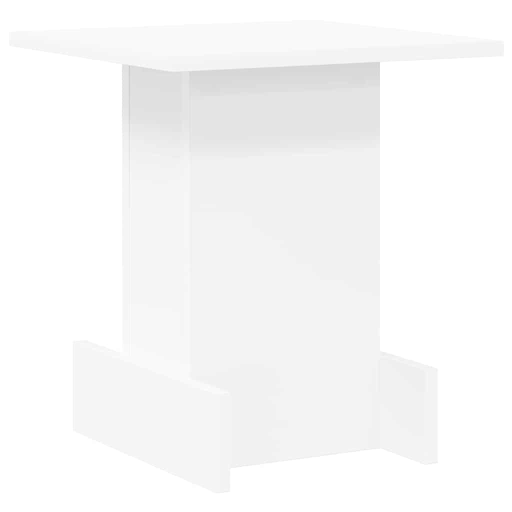 Bijzettafel Wit 35,5 x 35 x 40 cm Bewerkt hout is nu te koop bij PeponiXL, paradijselijk wonen!