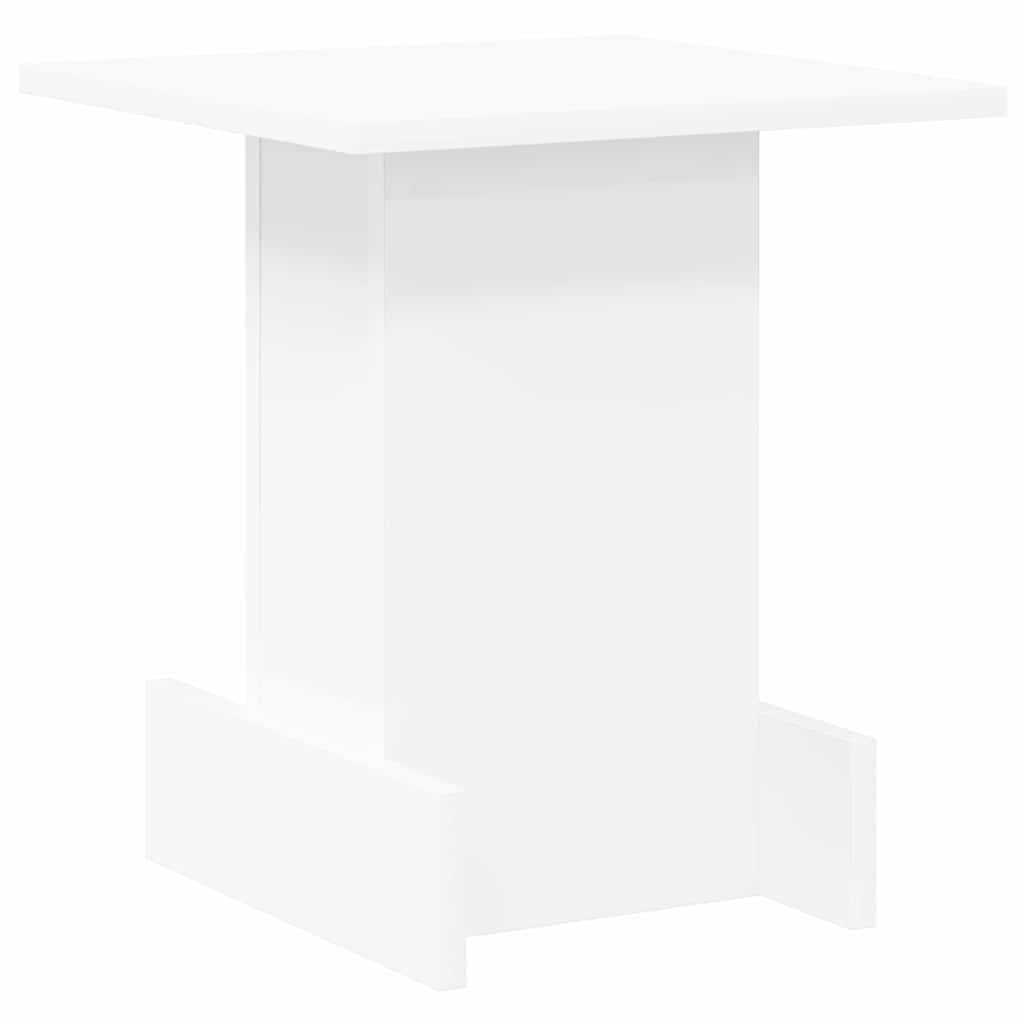Bijzettafel Wit 35,5 x 35 x 40 cm Bewerkt hout is nu te koop bij PeponiXL, paradijselijk wonen!