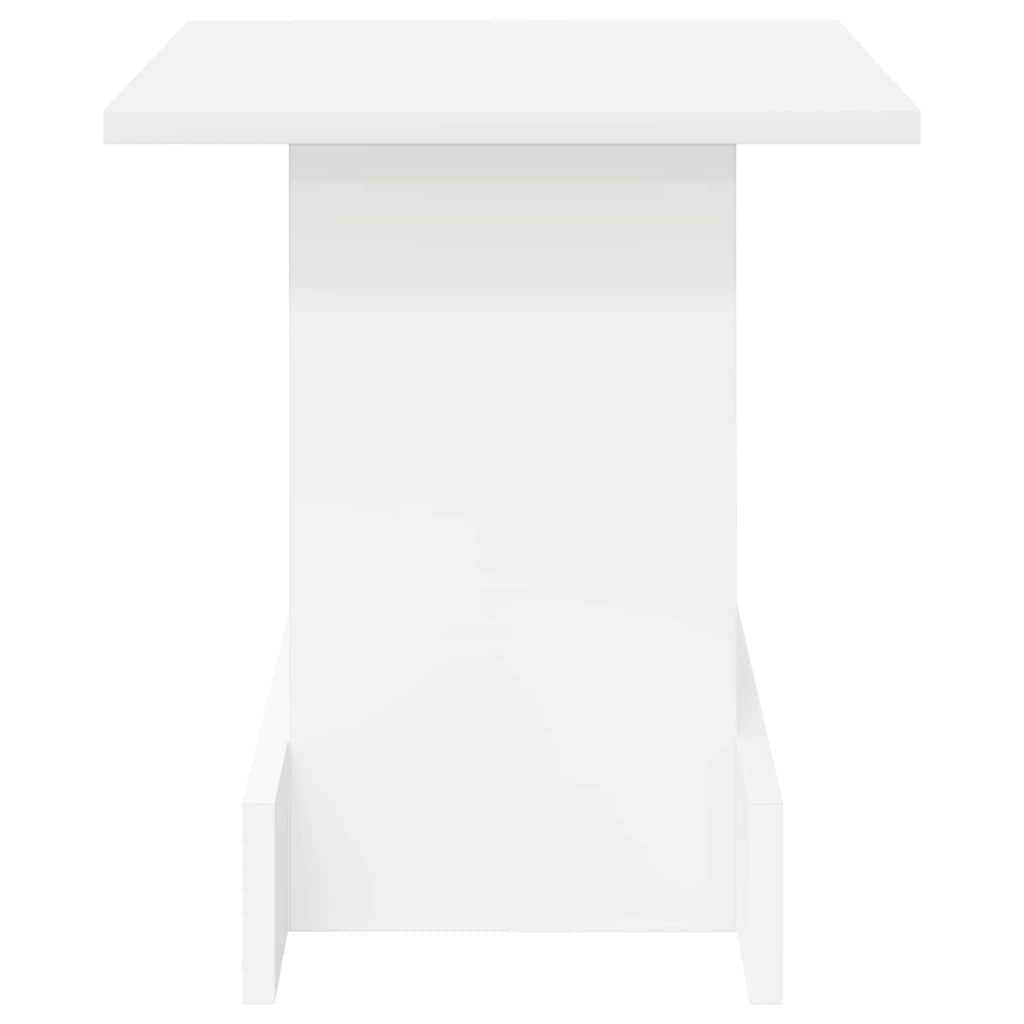 Bijzettafel Wit 35,5 x 35 x 40 cm Bewerkt hout is nu te koop bij PeponiXL, paradijselijk wonen!