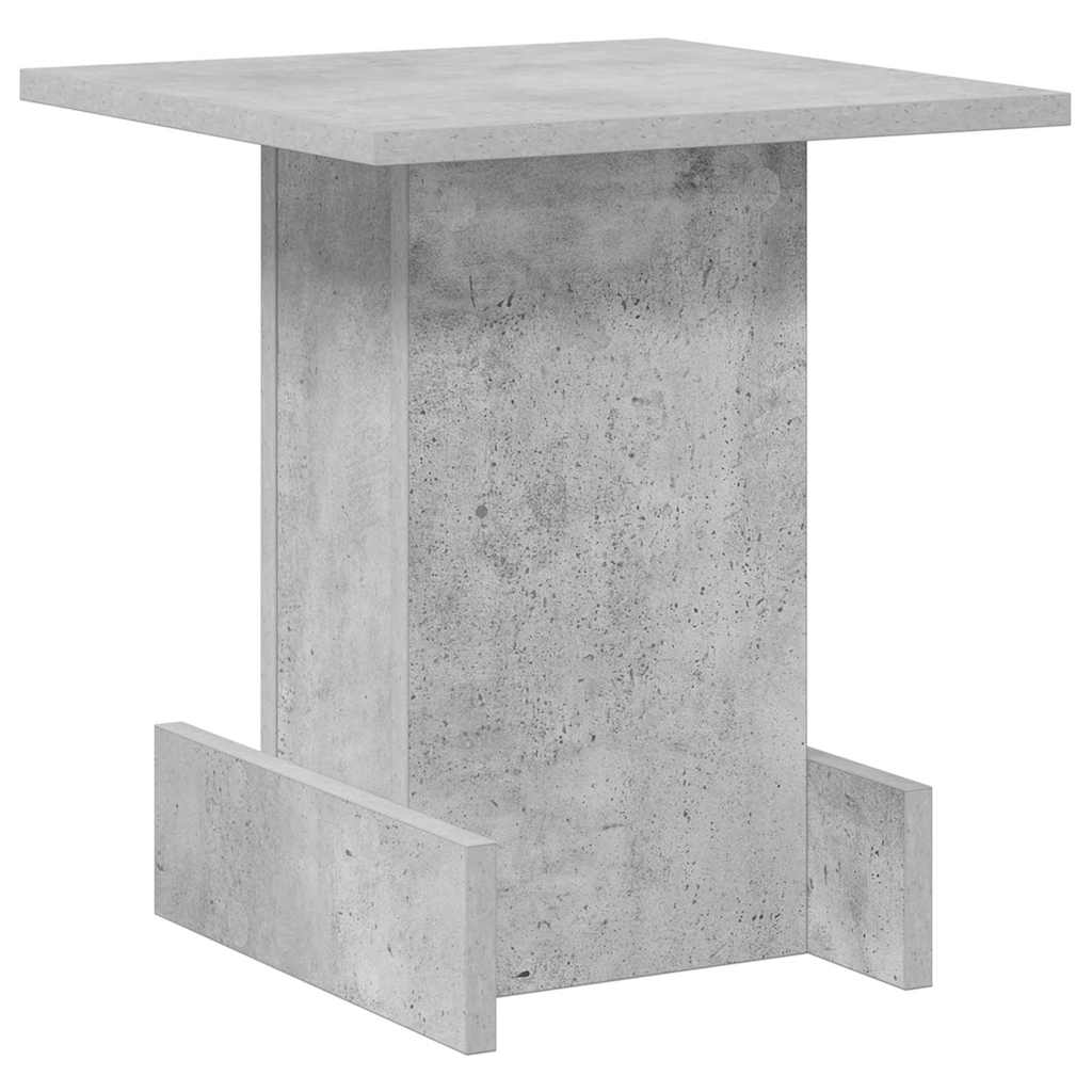 Bijzettafel Beton Grijs 35,5 x 35 x 40 cm Bewerkt hout is nu te koop bij PeponiXL, paradijselijk wonen!