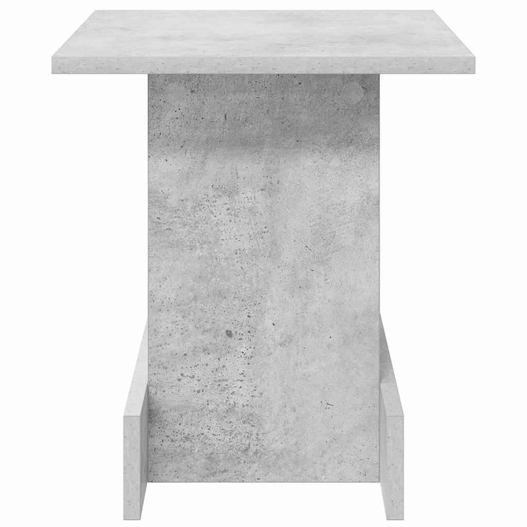 Bijzettafel Beton Grijs 35,5 x 35 x 40 cm Bewerkt hout is nu te koop bij PeponiXL, paradijselijk wonen!