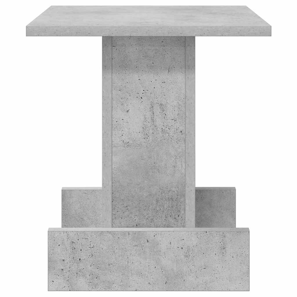 Bijzettafel Beton Grijs 35,5 x 35 x 40 cm Bewerkt hout is nu te koop bij PeponiXL, paradijselijk wonen!