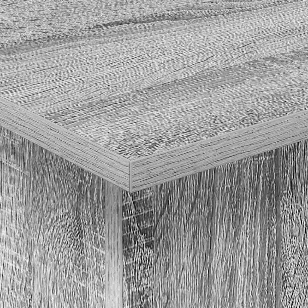Bijzettafel Grijs Sonoma 35,5 x 35 x 40 cm Bewerkt hout is nu te koop bij PeponiXL, paradijselijk wonen!