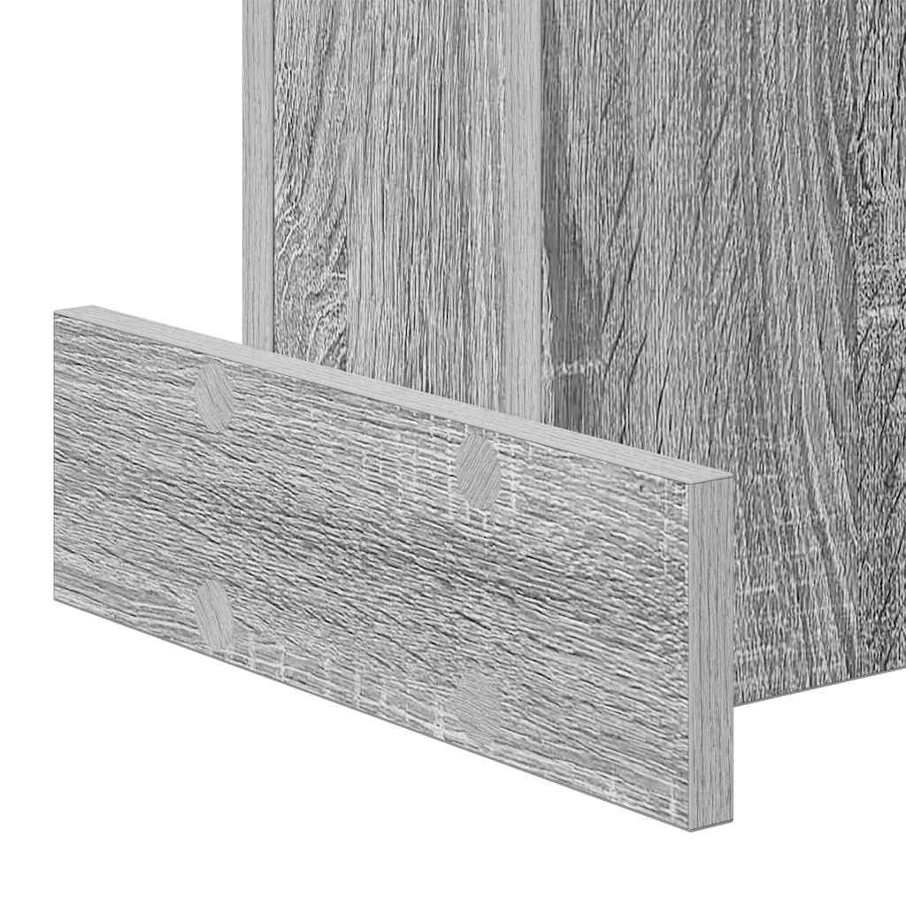 Bijzettafel Grijs Sonoma 35,5 x 35 x 40 cm Bewerkt hout is nu te koop bij PeponiXL, paradijselijk wonen!