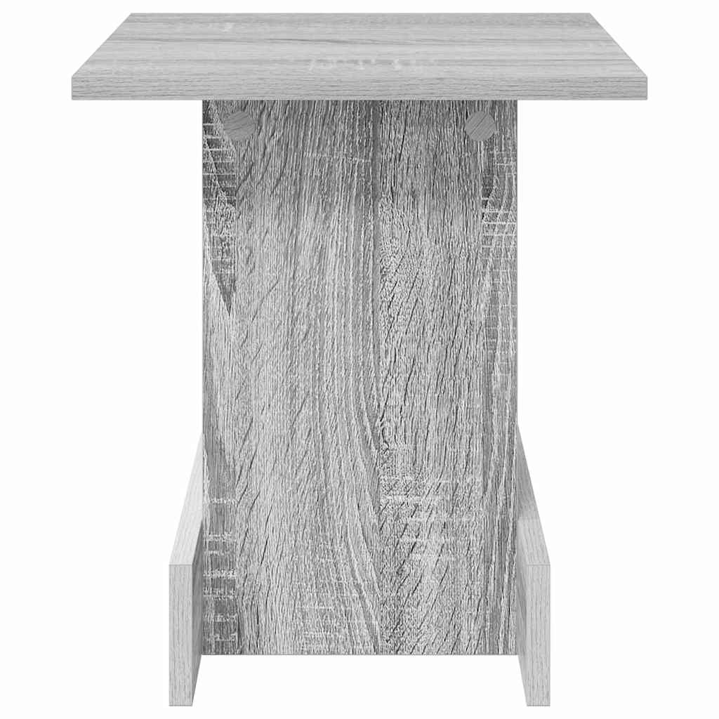 Bijzettafel Grijs Sonoma 35,5 x 35 x 40 cm Bewerkt hout is nu te koop bij PeponiXL, paradijselijk wonen!