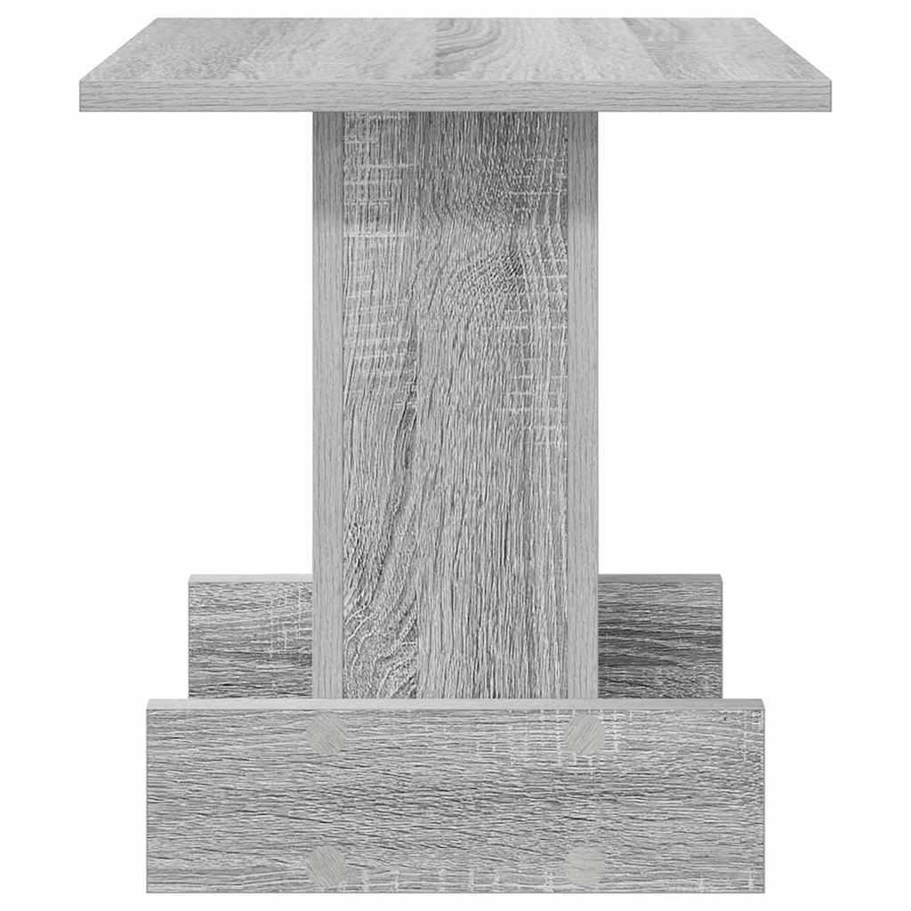 Bijzettafel Grijs Sonoma 35,5 x 35 x 40 cm Bewerkt hout is nu te koop bij PeponiXL, paradijselijk wonen!
