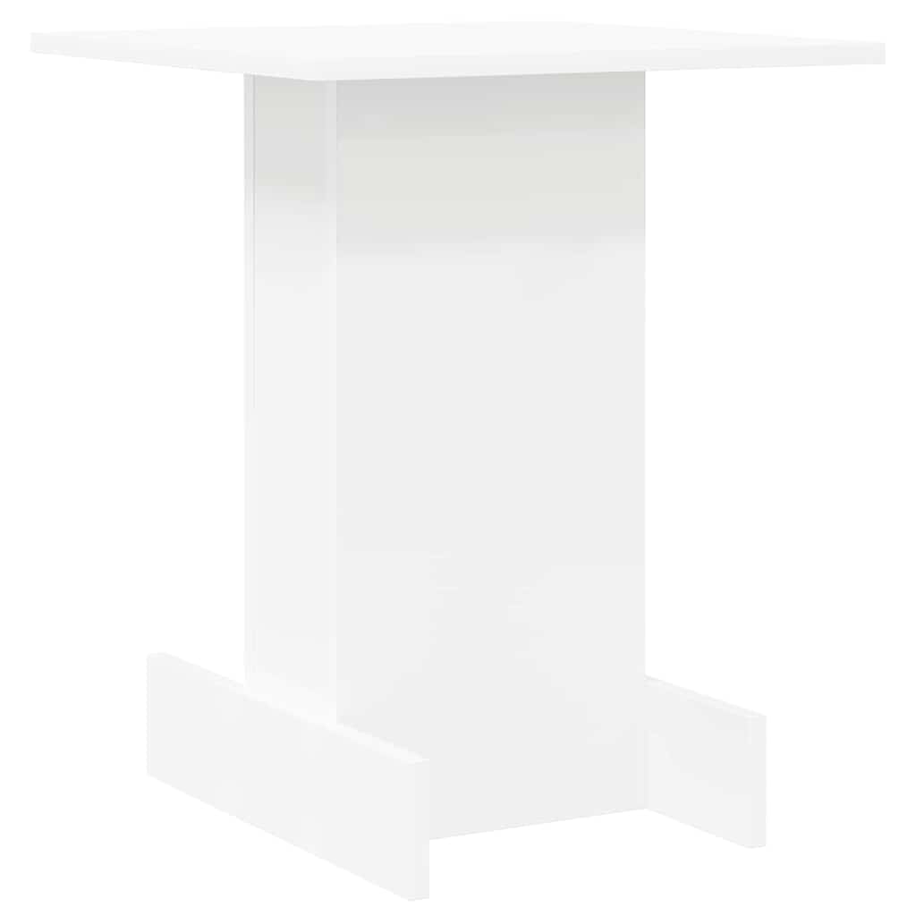 Bijzettafel Wit 44,5 x 45 x 55 cm Bewerkt hout is nu te koop bij PeponiXL, paradijselijk wonen!
