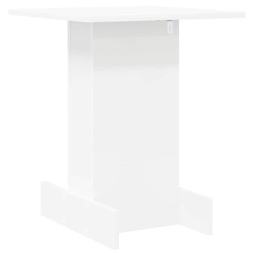 Bijzettafel Wit 44,5 x 45 x 55 cm Bewerkt hout is nu te koop bij PeponiXL, paradijselijk wonen!