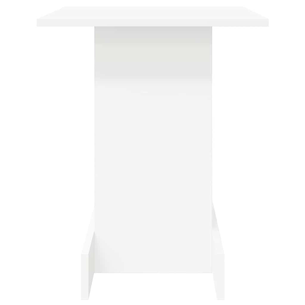 Bijzettafel Wit 44,5 x 45 x 55 cm Bewerkt hout is nu te koop bij PeponiXL, paradijselijk wonen!