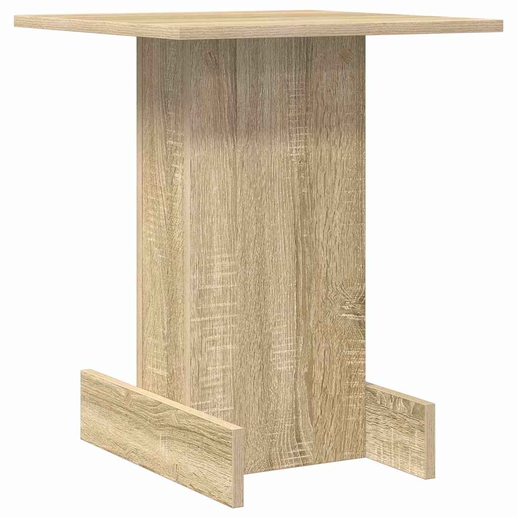 Bijzettafel Sonoma Eiken 44,5 x 45 x 55 cm Bewerkt hout is nu te koop bij PeponiXL, paradijselijk wonen!