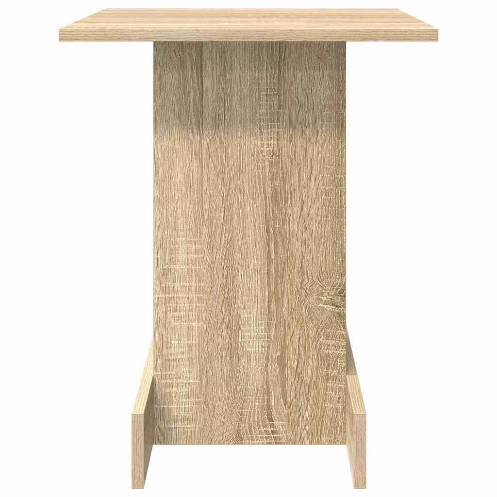 Bijzettafel Sonoma Eiken 44,5 x 45 x 55 cm Bewerkt hout is nu te koop bij PeponiXL, paradijselijk wonen!