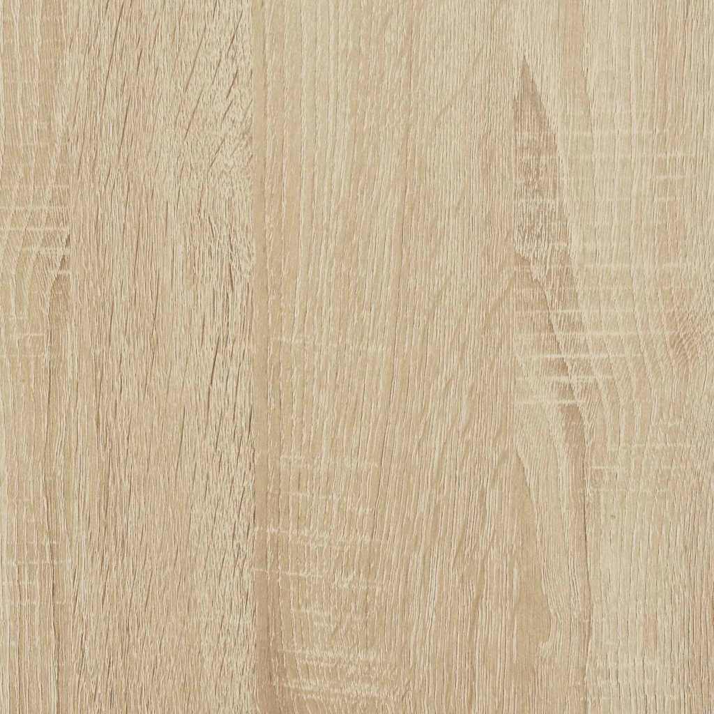 Bijzettafel Sonoma Eiken 44,5 x 45 x 55 cm Bewerkt hout is nu te koop bij PeponiXL, paradijselijk wonen!